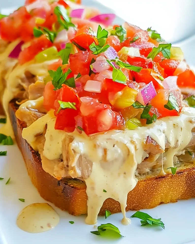 Simple Tuna Melt With Fresh Tomato Relish