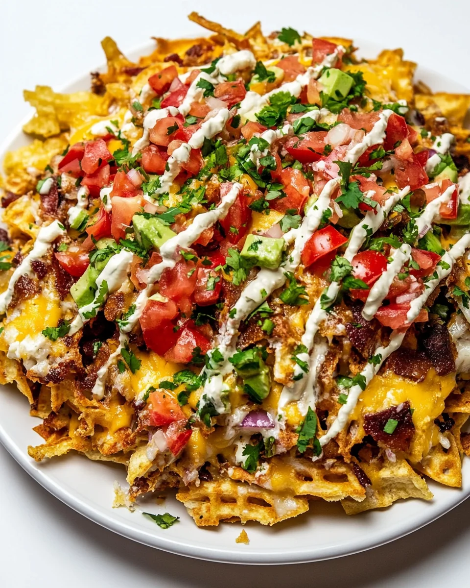 Savory Waffle Fry Nachos For A Cozy Night In