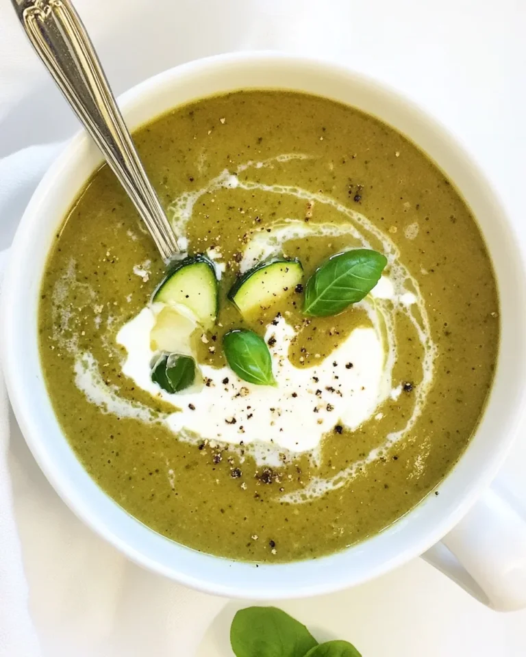 Simple and Delicious Zucchini Soup